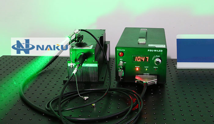 532nm 2000mW~5000mW 绿色光纤耦合激光器带电源